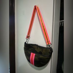 Haute Shore camo sling bag